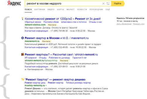 Яндекс директ